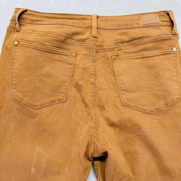 Judy Blue Pants Womens 11/30‎ Brown Woodland High Rise Slim Fit Stretch Workwear - Picture 12 of 16